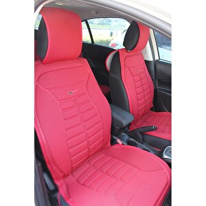 Peugeot 206+ Oto Koltuk Minderi Ön Arka Set Kırmızı Fivestar Scr