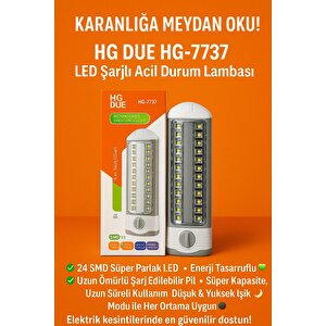 Led Şarjlı Acil Durum Lambası 24smb Power
