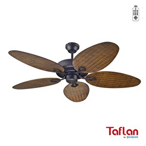 T52047 Kahverengi Uzaktan Kumandalı Tavan Vantilatörü