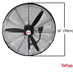 Flw-650-b Sanayi Tipi 180w Duvar Vantilatörü 66 Cm