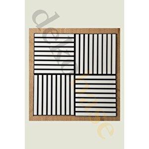 Açık Gri 40x40 Cm Yeni Nesil Akustik Ahşap Duvar Paneli