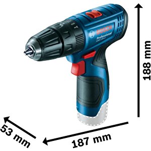 Professional Gsb 120-li 2.0ah Çift Akülü Delme Vidalama Makinesi - 06019g8100