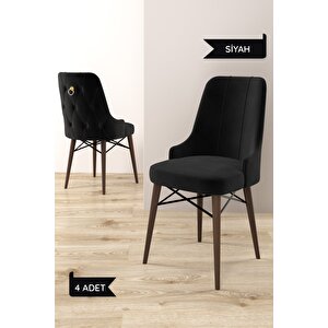 Arven Serisi 80x132 Açılabilir Mdf Atlantik Çam Mutfak Masa Takımı 4 Sandalye