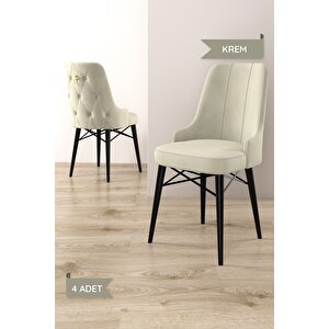 Arven Serisi 80x132 Açılabilir Mdf Siyah Mermer Desen Mutfak Masa Takımı 4 Sandalye