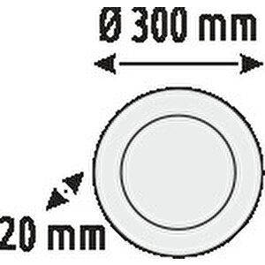 48watt Sıva Üstü Led Panel Beyaz Işık 6400k Hs1061