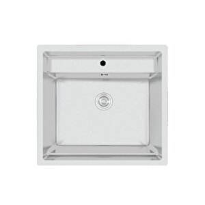Crauf Poli 6301 Pvd Inox Tek Gözlü 51x58 Cm Paslanmaz Çelik Mutfak Eviyesi