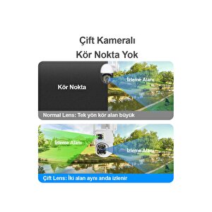 Ntl-pt-13w-dbw2 Çi̇ft Kamerali Diş Mekan Pan/ti̇lt Wi̇-fi̇ Kamera