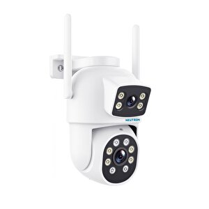 Neutron Ntl-pt-13w-dbw2 Çi̇ft Kamerali Diş Mekan Pan/ti̇lt Wi̇-fi̇ Kamera