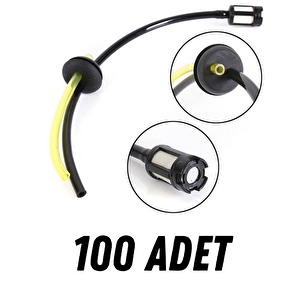 100 Adet Çin Motorlu Tırpan Benzin Hortumu 19 Mm 44