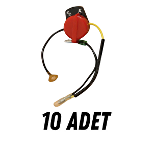 10 Adet Su Motoru Devre Start/stop Güç On/off Anahtarı