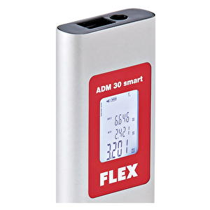 Flex Adm30 Cep Tipi 30m Lazerli Mesafe Ölçer