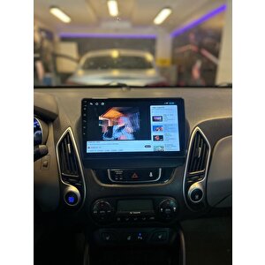 Hyundai̇ İx35 Uyumlu 4 Gb Ram 64 Gb Dahi̇li̇ Hafiza 9 İnç Multi̇medya Kablosuz Carplay Geri̇ Görüş Kamerali