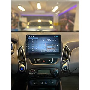 Hyundai̇ İx35 Uyumlu 6 Gb Ram 128 Gb Dahi̇li̇ Hafiza 9 İnç Multi̇medya Kablosuz Carplay Geri̇ Görüş Kamerali