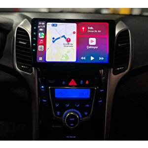 ̇ İ30 Uyumlu 6 Gb Ram 128 Gb Dahi̇li̇ Hafiza 9 İnç Multi̇medya Kablosuz Carplay Geri̇ Görüş Kamerali