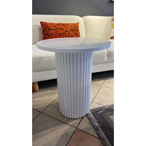 Most Bohem Orta Sehpa Beyaz 2'li Set %100 Ahşap 85 Cm. Çap (evi̇ni̇ze Tesli̇m)