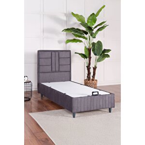 Premium Bamboo Sleepy Üçlü Set Gri (baza Başlik Yatak)
