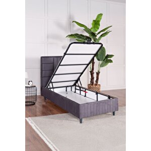 Premium Bamboo Sleepy Üçlü Set Gri (baza Başlik Yatak)