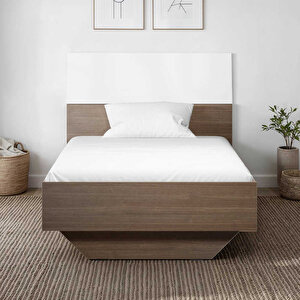 Prestij Tek Kişilik Karyola - Noce/beyaz 95x90x195 Cm