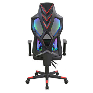 Ryze Breeze Oyuncu Koltuğu - Rgb Siyah/kırmızı 74x124-134x50 Cm
