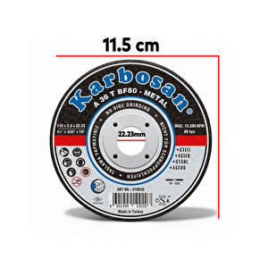 Metal Kesici Taş Disk Taşlama Spiral Demir Kesme Diski 115x2.5x22.23 Mm