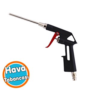 Hava Üfleme Tabancası Profesyonel Uzun Ağızlı Uçlu Temizlik Toz Giderme Tabancası Kompresör 12 Cm