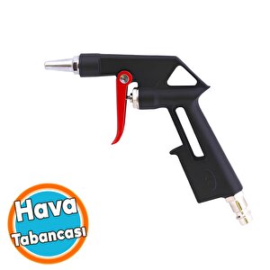 Profesyonel Hava Üfleme Tabancası Kısa Ağızlı Uçlu Temizlik Toz Giderme Kompresör Tabancası