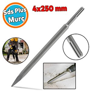 Matkap Uyumlu Sds Plus Murç Uç Kırıcı Keski Beton Kaya Taş Maden Delici Hilti Ucu 14 Cm 25 Cm 250 Mm