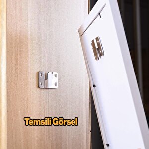 Baza Başlık Mobilya Karyola Köşe Koltuk Birleştirme Sacı Saç Bağlama Braketi Metal (8 Çift Takım)