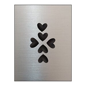 Magnet - Buzdolabı Magneti - Buzdolabı Süsü - 6’lı Kalpli Magnet - Sevgililer Günü Hediyesi