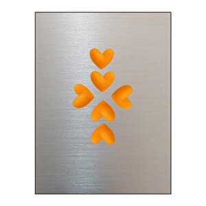 Magnet - Buzdolabı Magneti - Buzdolabı Süsü - 6’lı Kalpli Magnet - Sevgililer Günü Hediyesi