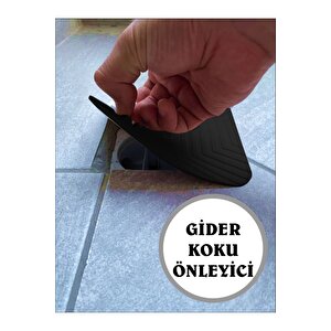 Kötü Koku Önleyici Silikon Mat Banyo Mutfak Lavabo Balkon Gider Tıpası Kapağı Böcek Önleyici Siyah