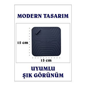 Kötü Koku Önleyici Silikon Mat Banyo Mutfak Lavabo Balkon Gider Tıpası Kapağı Böcek Önleyici Siyah