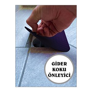 Kötü Koku Önleyici Silikon Mat Banyo Mutfak Lavabo Balkon Gider Tıpası Kapağı Böcek Önler Laci̇vert