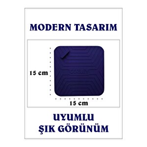 Kötü Koku Önleyici Silikon Mat Banyo Mutfak Lavabo Balkon Gider Tıpası Kapağı Böcek Önler Laci̇vert