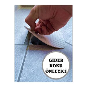 Kötü Koku Önleyici Silikon Mat Banyo Mutfak Lavabo Balkon Gider Tıpası Kapağı Böcek Önleyici Bej