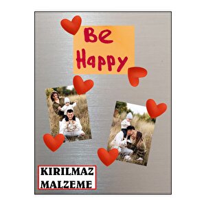 Magnet - Buzdolabı Magneti - Buzdolabı Süsü - 6’lı Kalpli Magnet - Sevgililer Günü Hediyesi Kırmızı