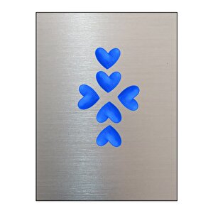 Magnet - Buzdolabı Magneti - Buzdolabı Süsü - 6’lı Kalpli Magnet - Sevgililer Günü Hediyesi