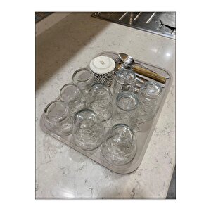 Silikon Bulaşık Kurutma Matı Büyük Boy Tezgah Üstü Kuruluma Matı Bulaşık Yıkama Matı 40 X 30 Cm Gri