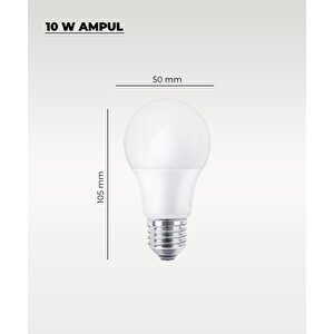 10w Ampul Gün Işığı 4000k  - 10 Adet