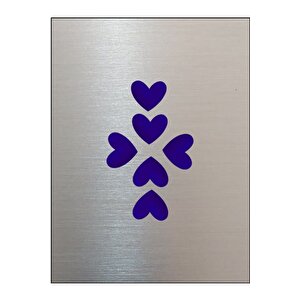 Magnet - Buzdolabı Magneti - Buzdolabı Süsü - 6’lı Kalpli Magnet - Sevgililer Günü Hediyesi