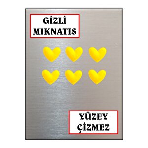 Magnet - Buzdolabı Magneti - Buzdolabı Süsü - 6’lı Kalpli Magnet - Sevgililer Günü Hediyesi