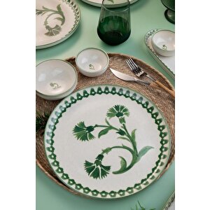 14 Parça 6 Kişilik Kahvaltı Takımı Ottoman Elegance Yeşil - 2