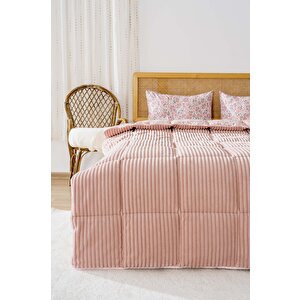 Pembe Bahar Tek Kişilik Tresa Uyku Seti