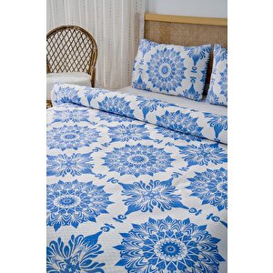 Alaçatı Çift Kişilik Baskılı Pike 200 X 220 Cm
