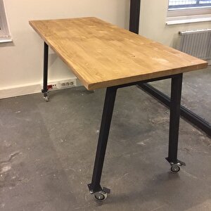 Tekerlekli Ofis Masası 200x75cm