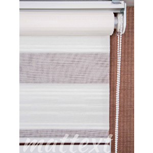 Beyaz Merian  Zebra Perde  Ykz6900 110x250 cm