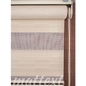 Krem Merian  Zebra Perde  Ykz6100 210x200 cm