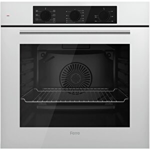 Flowart Qbl62cb - Ss206 - D087 7 Prog. Mekanik Turbo Ankastre Set - Beyaz