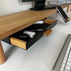 Monitör Yükseltici, Ekran Yükseltici – Ahşap Monitör Standı – Desk Shelf