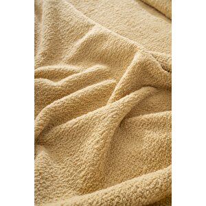 Hardal Valencia Sherpa Çift Kişilik Peluş Battaniye